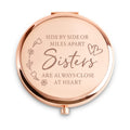 COYOAL Sister Gifts from Sister, Personalized Compact Mirror Easter Basket Stuffer for Women Her Girls, Sentimental Present for 