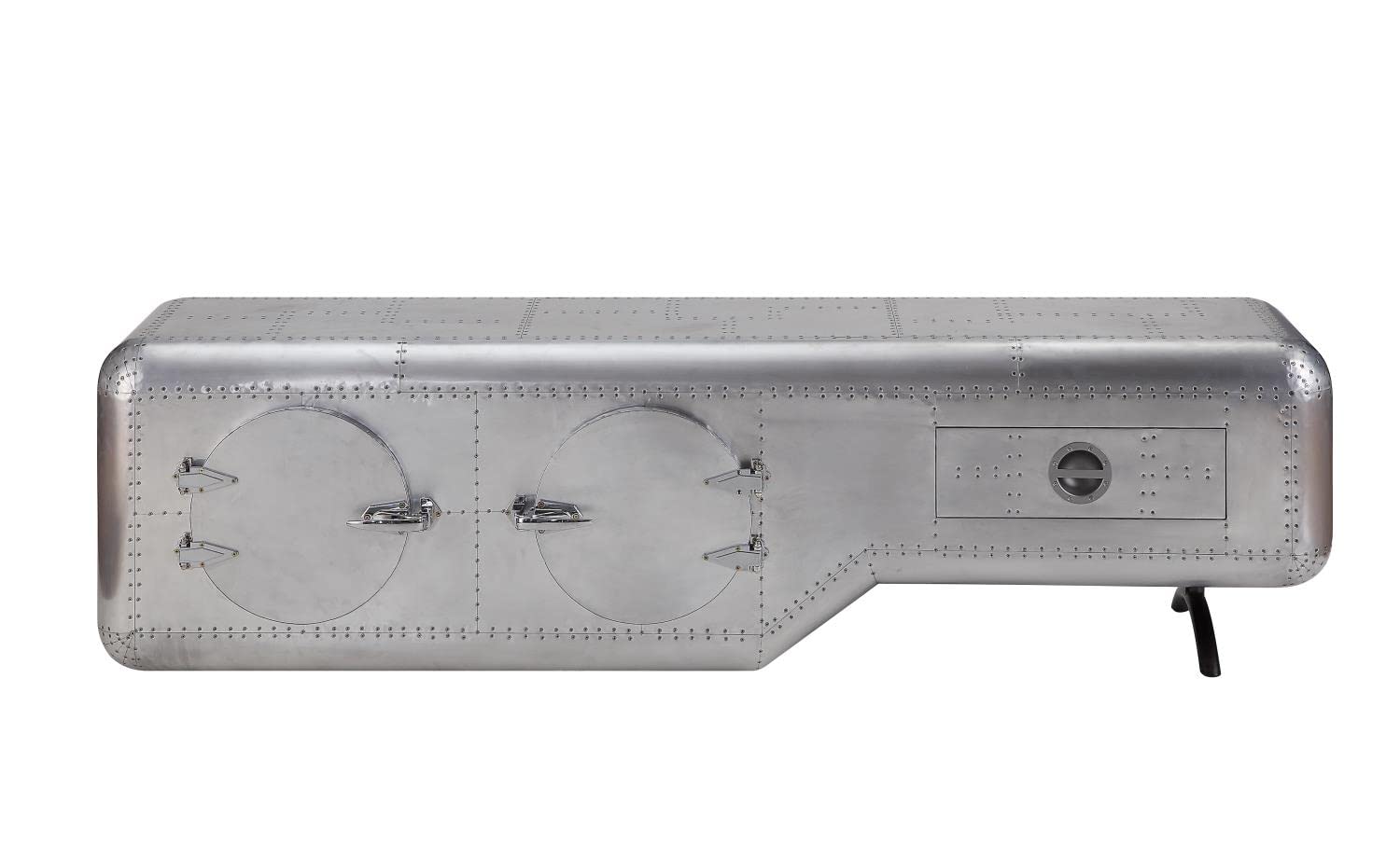 Acme Brancaster TV Stand in Aluminum