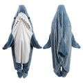 Shark Blanket Hoodie Adult & Kid, Wearable Shark Blanket, Shark Sleeping Bag, Soft Cozy Warm Flannel Hoodie, Shark Blanket Onesi