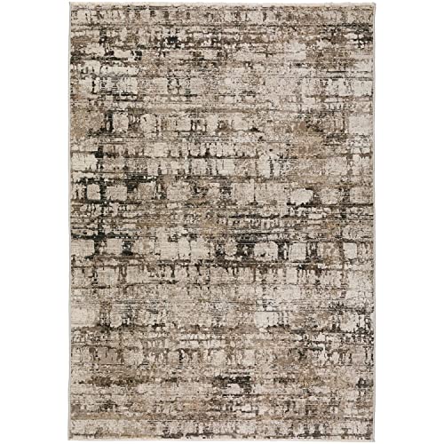 Denizi Dz3 Taupe Transitional Rug Rectangle 9' X 13 ' 2"