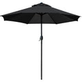 Sunnyglade 9' Patio Umbrella Outdoor Table Umbrella With 8 Sturdy Ribs