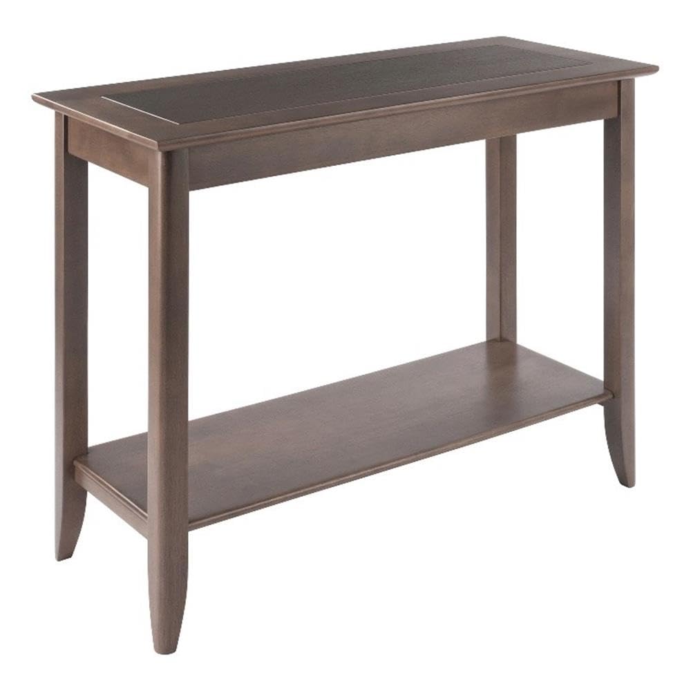 Santino Console Hall Table, Oyster Gray