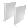 JECOMPRIS 2pcs Acrylic Closet Divider Versatile Storage Organizer Robust Shelves for Wardrobe Shoe Rack and Cabinet