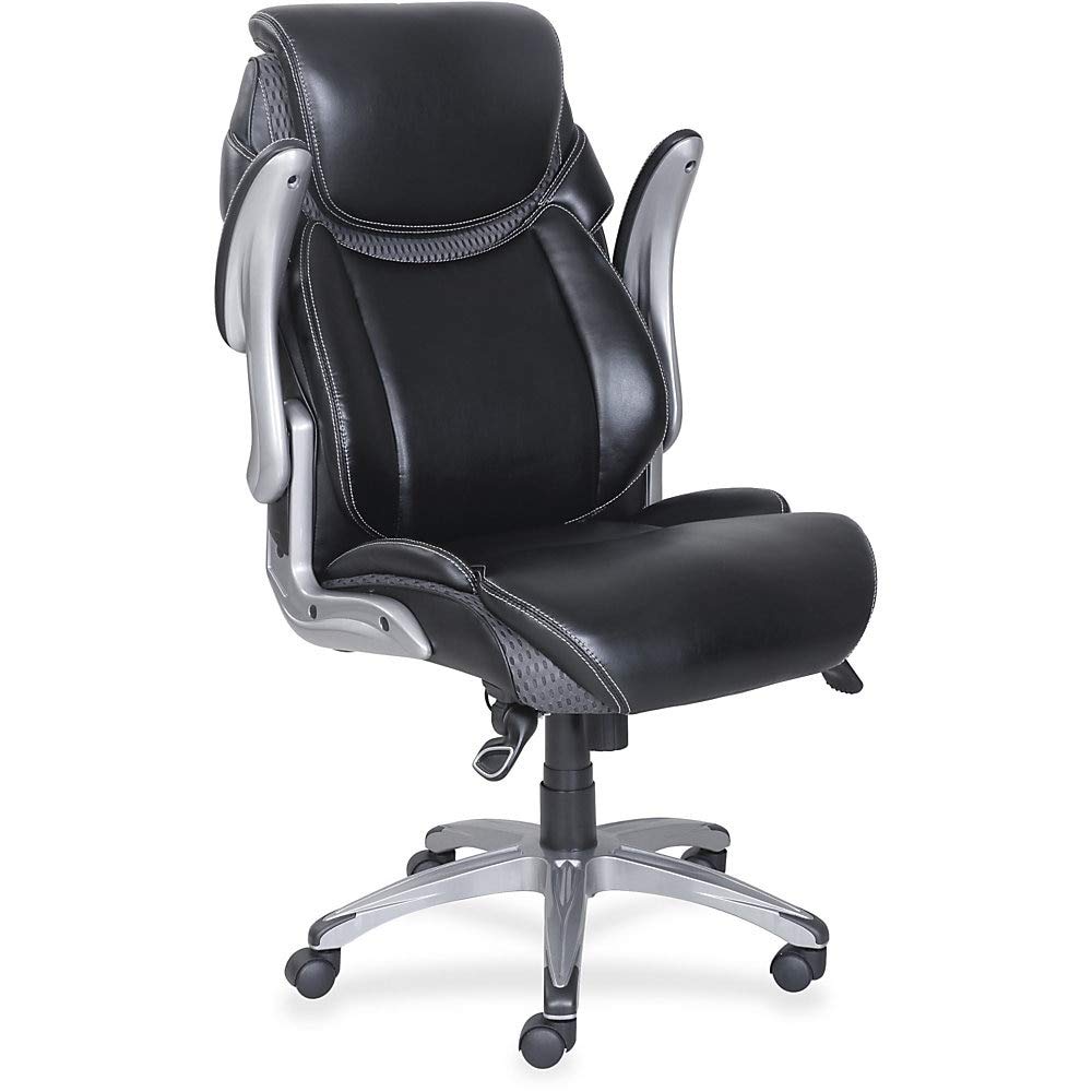 Lorell Wellness By Design Black Executive Chair