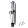 Sumnacon Kickdown Door Stop - Stainless Steel Easy Step Door Stopper, Spring Loaded Telescopic Step On/Off Door Stopper Rubber,