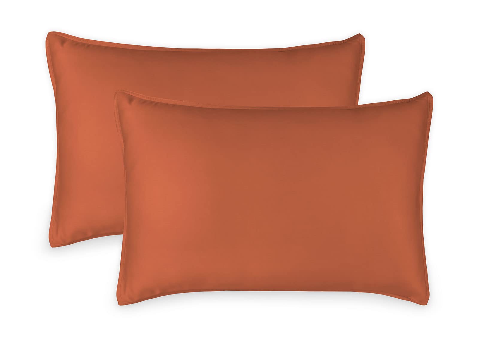 Queen Pillowcases By Pure Bamboo - Genuine 100% Organic Viscose Derived From Bamboo, Luxuriously Soft & Cooling, Double Stitchin
