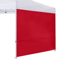 Cooshade Instant Canopy Sunwall 10X10 Canopy Sidewall For Pop Up Canopy Tent, 1 Pack Sidewall Only, Red