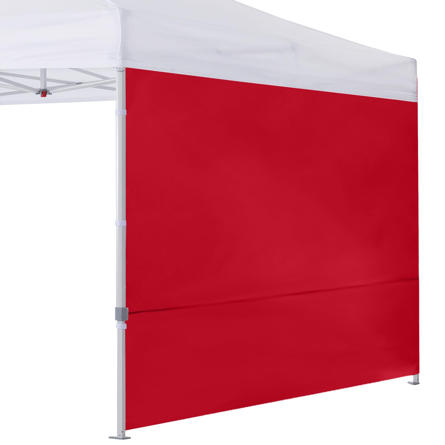 Cooshade Instant Canopy Sunwall 10X10 Canopy Sidewall For Pop Up Canopy Tent, 1 Pack Sidewall Only, Red