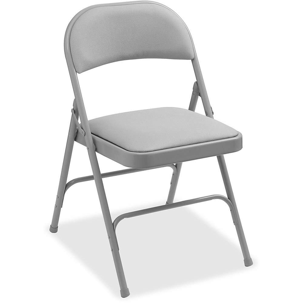 Lorell Llr62533 Padded Seat Folding Chairs - 4/Ct