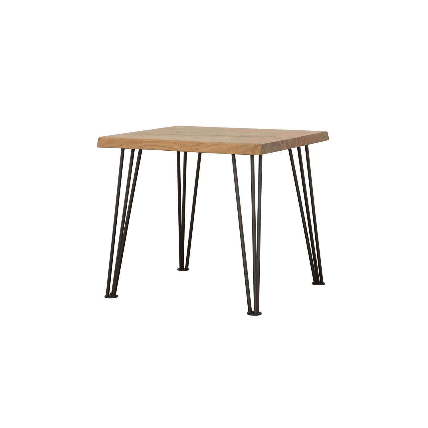 Coaster Home Furnishings Gano Hairpin Leg Natural and Matte Black end Table (723497)
