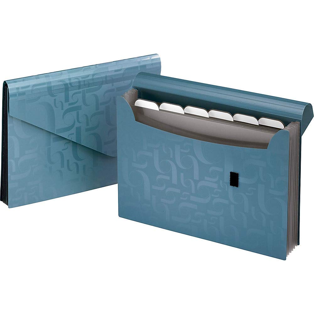 Pendaflex Essentials 7-Pocket Expanding File, Polypropylene, 13.75 X 11 Inches, Letter Size, Blue (1158)