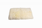 HomeRoots New Zealand Sheepskin, Microsuede 2' x 5' Natural Rectangular Sheepskin Area Rug
