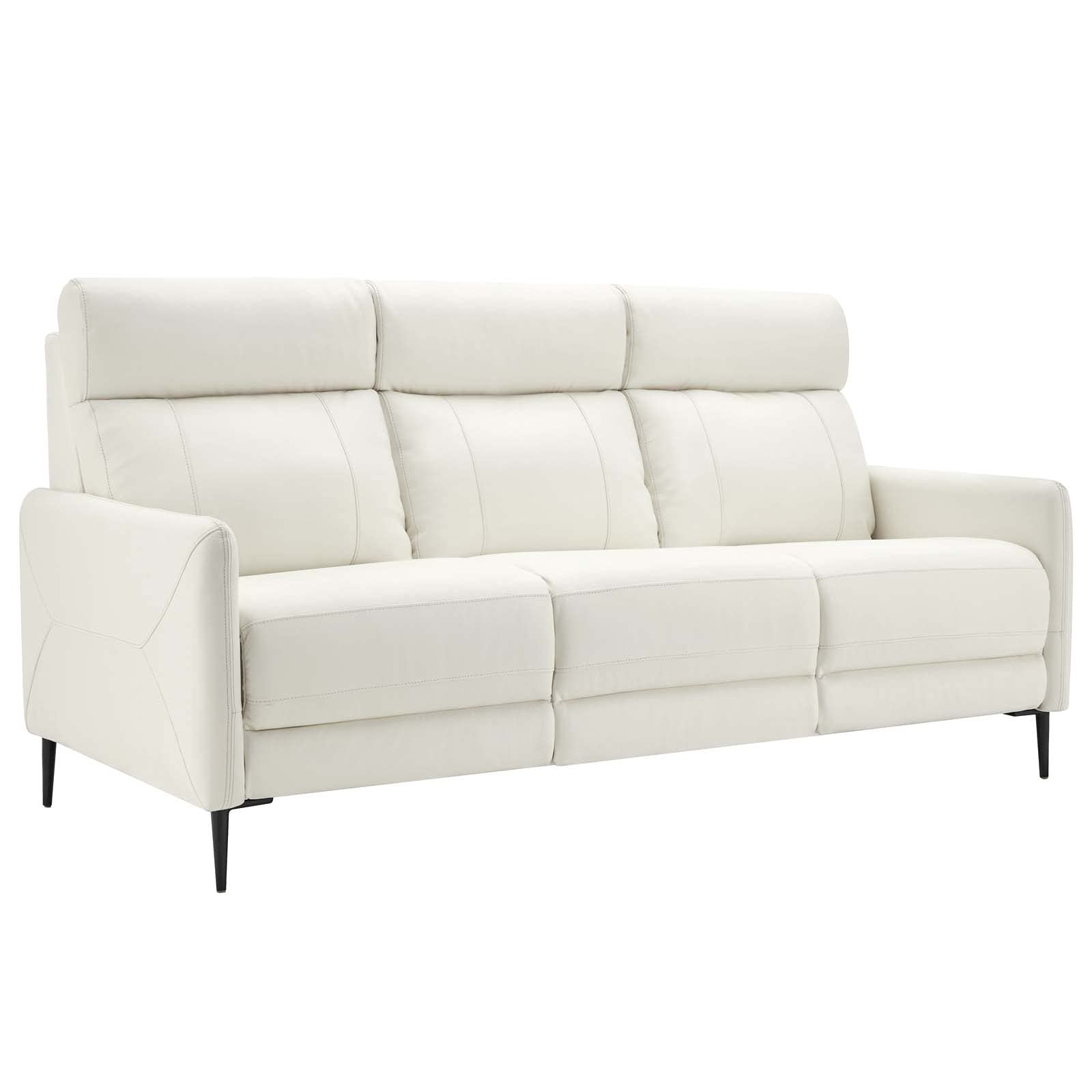 Modway EEI-4561-WHI Huxley Leather Sofa, White