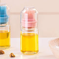H&HGOLDI Oil Bottle Ivan 150 ml Oil Bottle Dispenser with Silicone Rubber Bristle Brush(Multicolor) 1 pcs