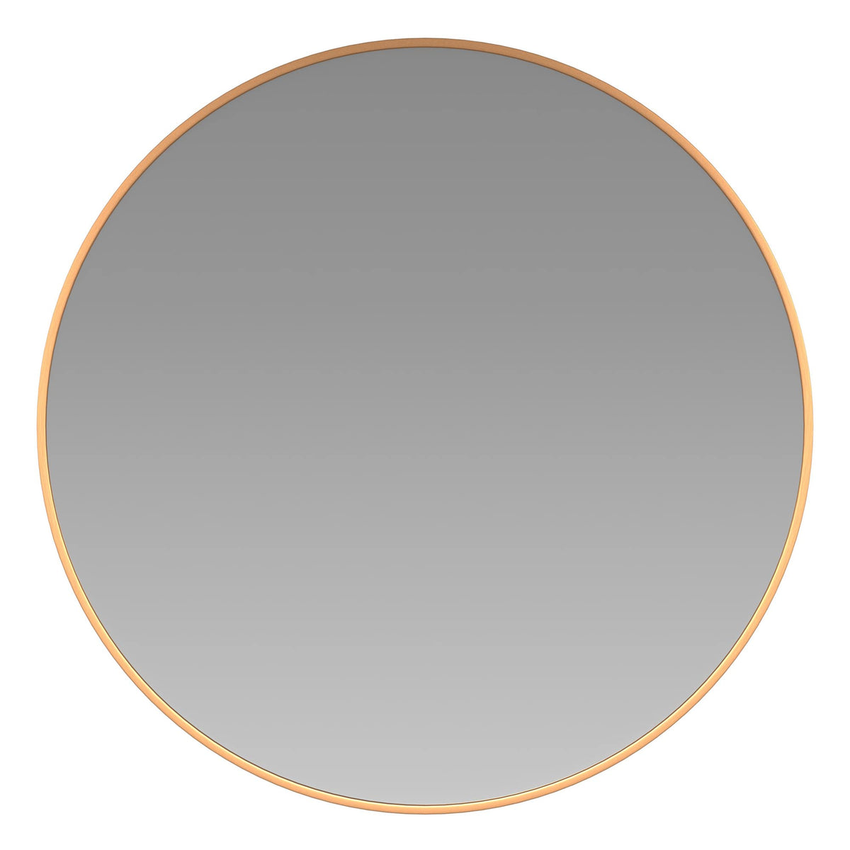 Flash Furniture Large Round Wall Mirror - Gold Circle Accent Mirror - 36&quot; Vanity Mirror - For Bathroom, Vanity, Entryway, Dining Room, & Living Room