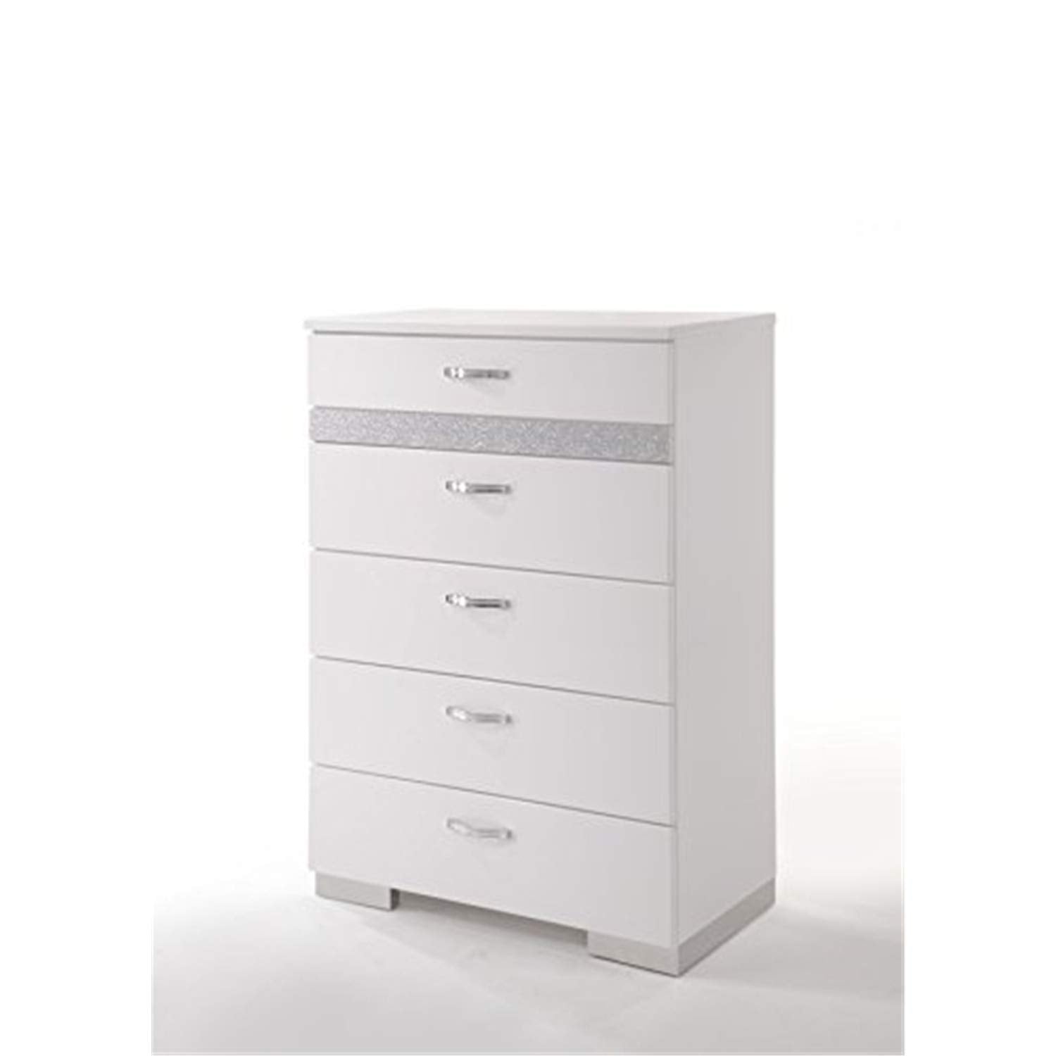 Acme Naima II 6 Drawer Chest in White