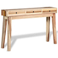 vidaXL Solid Reclaimed Wood Console Table with Drawers - Vintage-Style Handmade Wooden Entry Table - Hallway Table with Ample Storage Space