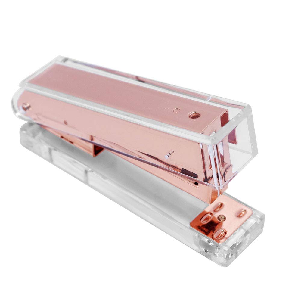 Multibey Heavy Duty Stapler 26/6 24/6 Standard Classic Black & Clear Staplers Office Supplies Desk Accessories Desktop Stationer