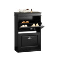 Haotian Black 2 Drawers Shoe Cabinet Shoe Rack Shoe Storage Cupboard Organizer Unit, FSR78-SCH