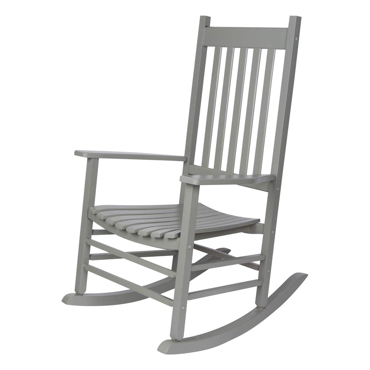 Shine Company 4332Sg Vermont Porch Rocker, Wood, Storm Grey