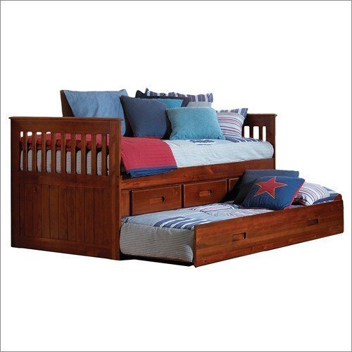 Donco Kids Twin Mission Rake Bed In Merlot