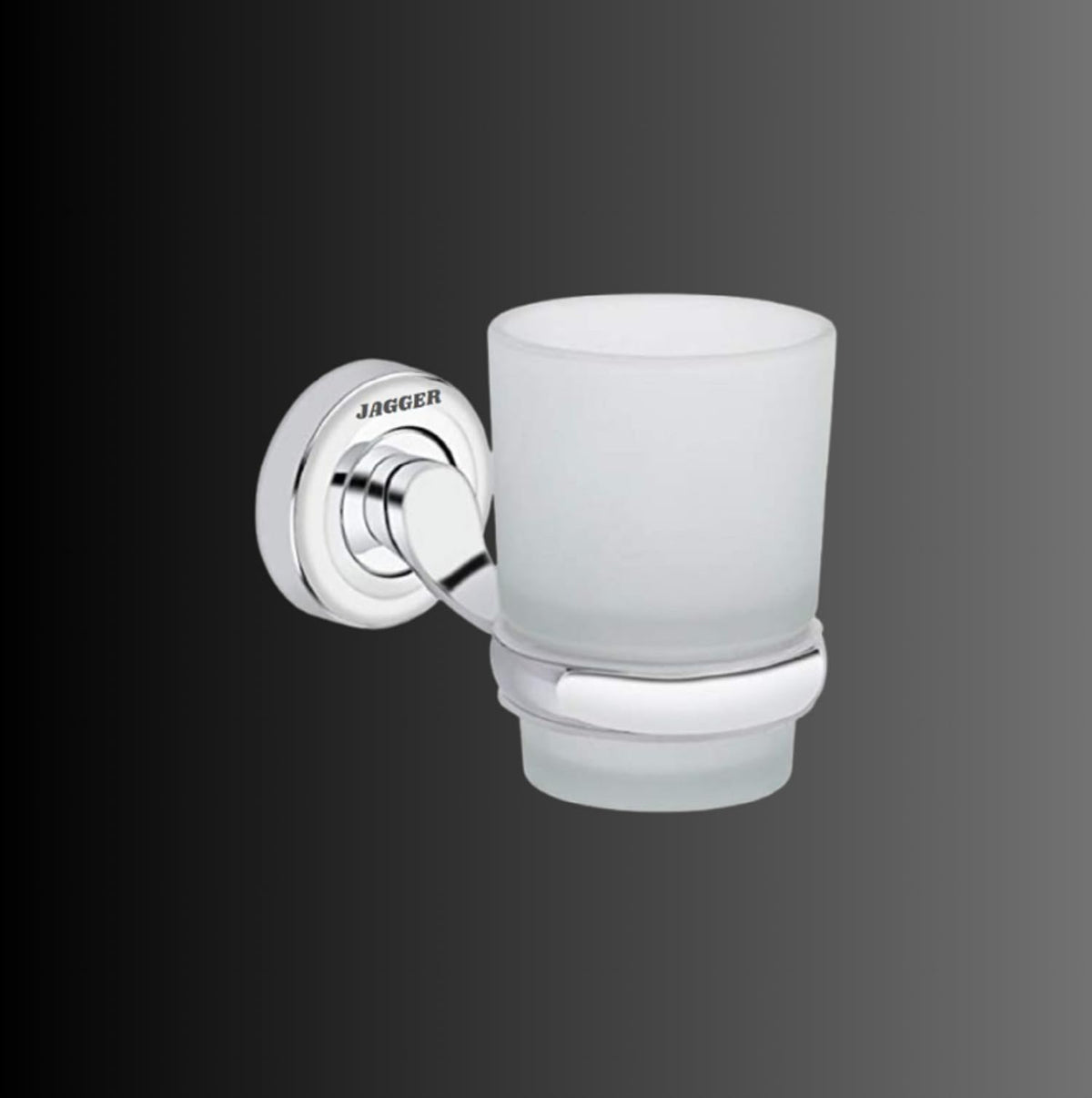 JAGGER JAG257 Tumbler Holder Stand and Glass Toothbrush Holder Tumbler Stand Toothpaste Holder Dispensers for Stylish Bathroom A