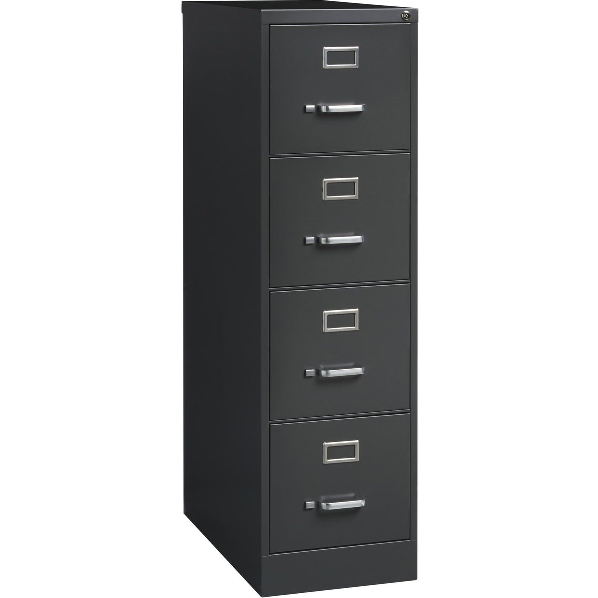 Lorell 4-Drawer Vertical Cabinet, 15 by 26-1/2 by 52-Inch, Charcoal