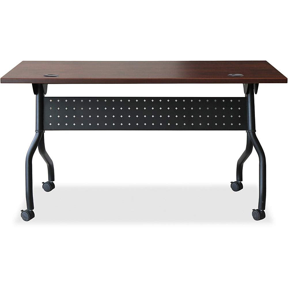 Lorell Cherry Flip Top Training Table