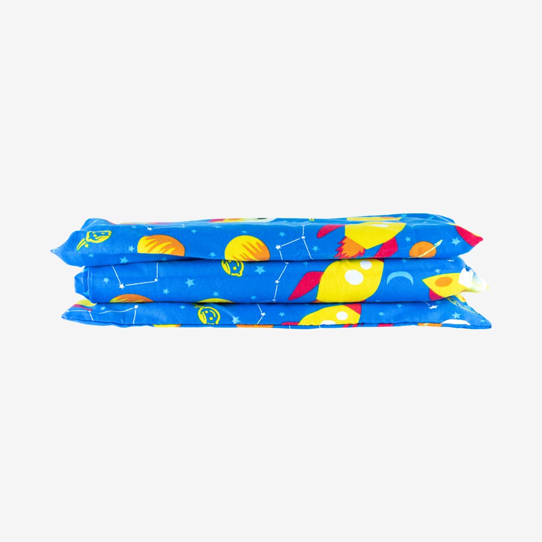 Kindermat Sheets - Full Nap Mat Washable Cover - Space Time - Regular, 47' X 22', Great For Daycare & Family Households