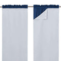 NICETOWN Black Out Window Curtain Liner - Thermal Insulated Blackout Drape Liners for 84 inch Curtains, Blackout Curtain Liners 