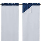 NICETOWN Black Out Window Curtain Liner - Thermal Insulated Blackout Drape Liners for 84 inch Curtains, Blackout Curtain Liners 
