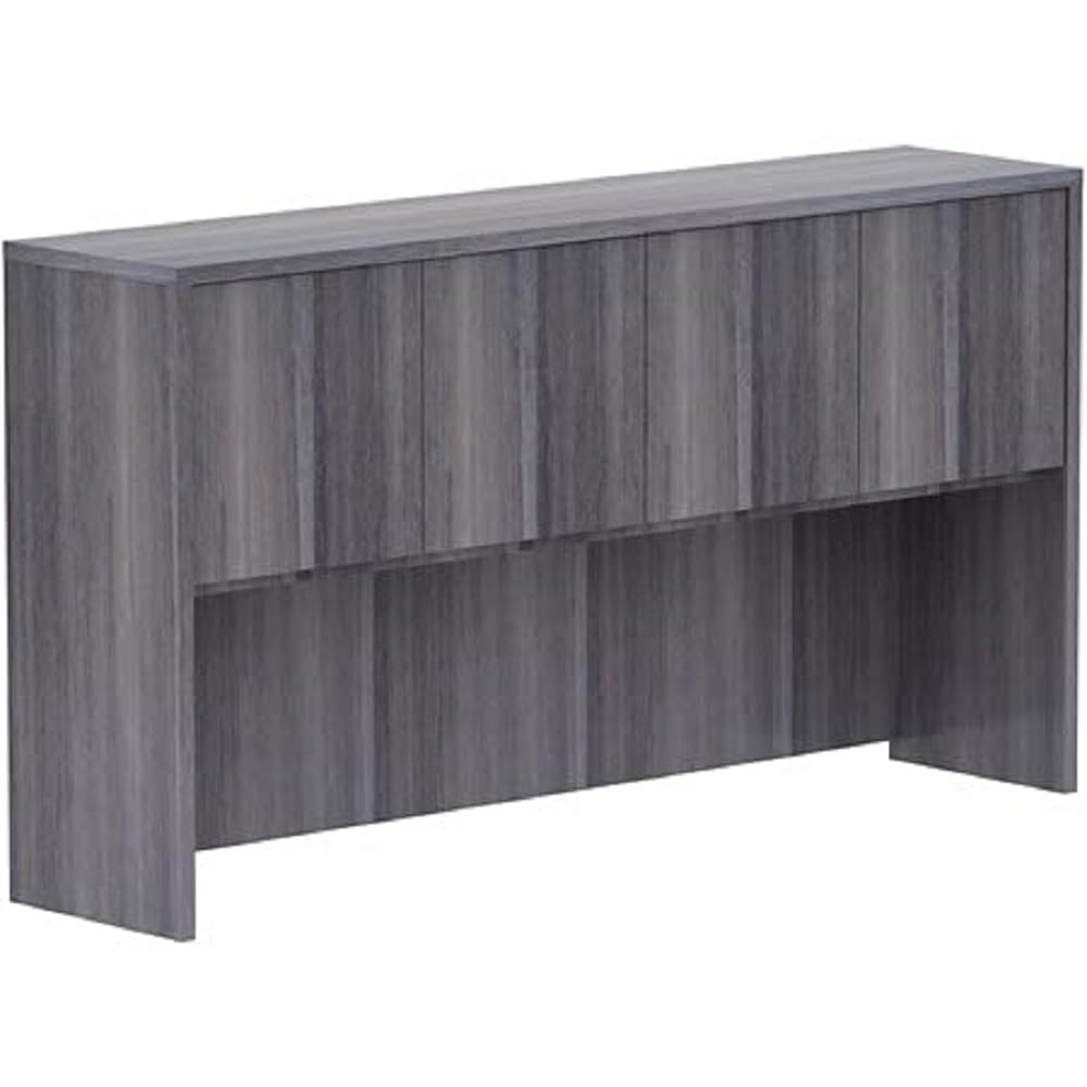 Lorell Weathered Charcoal Laminate Hutch 66&quot; x 36&quot;