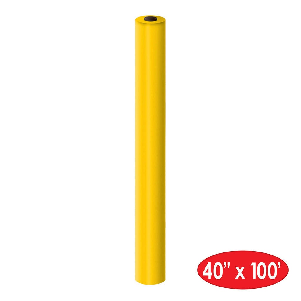 Masterpiece Plastic Table Roll (Golden-Yellow) Party Accessory  (1 Count) (1/Pkg)