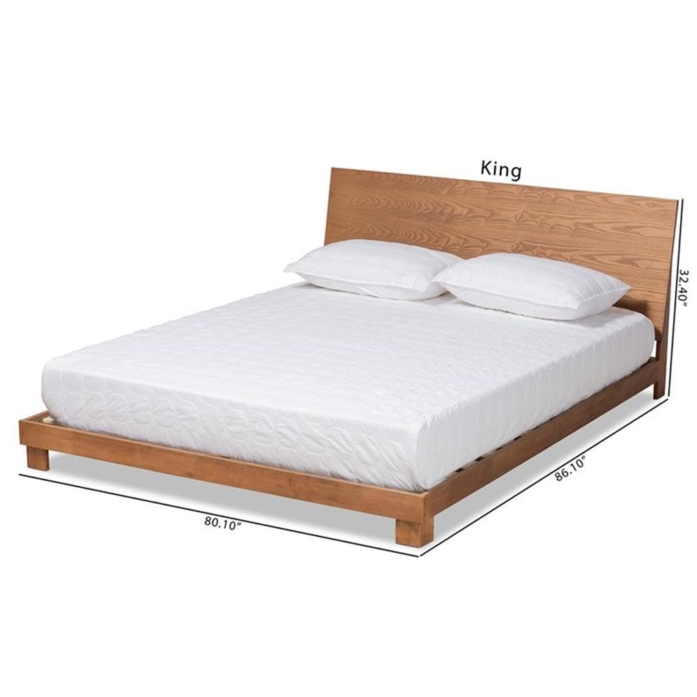 Baxton Studio Haines Platform Bed - Thumbnail 3