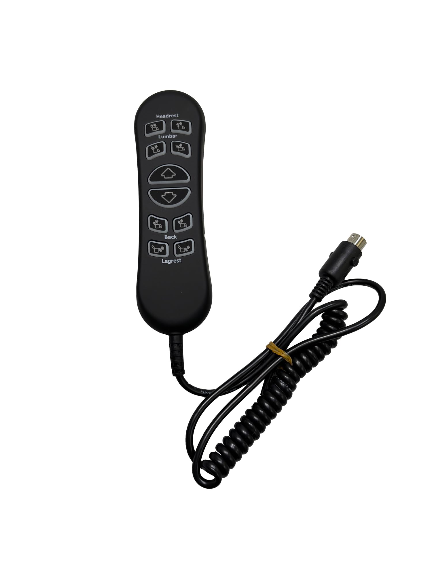 AlveyTech 10-Button 5-Pin Replacement Remote Hand Control for Pride VivaLift Lift Chair (No Logo - Standard & Early Version Viva