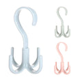Belt Hanger Scarf Tie Rack Holder Hook For Closet Organizer 4 Claws, SpaceSaving Organizer With 4 Hooks | Ideal For Clothes, Ba