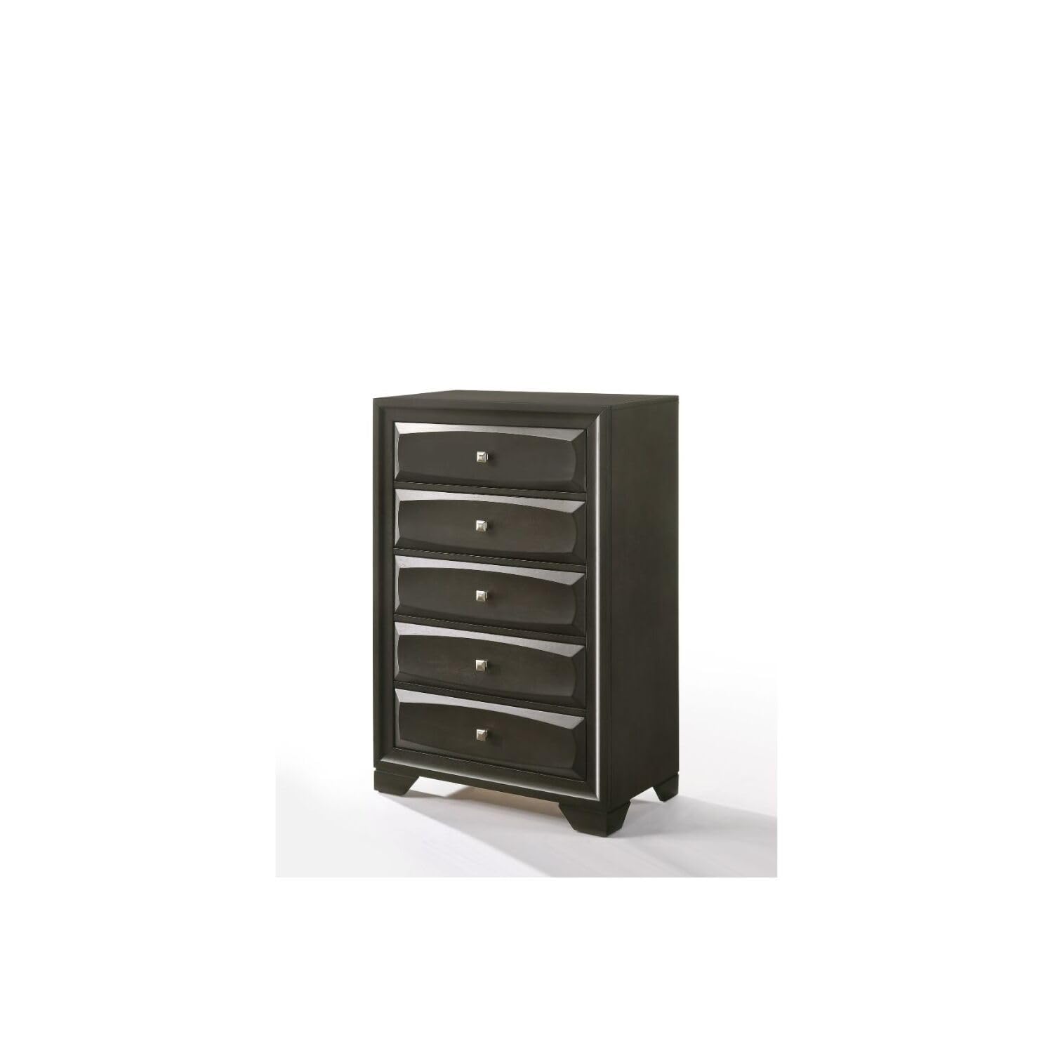 Acme Soteris 5 Drawer Chest in Antique Gray