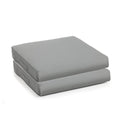 Bps 21X21 Inch Outdoor Deep Seat Cushions - Water Resistant With Adjustable Straps & Handles For Patio, Deck, Or Garden, Gray, S
