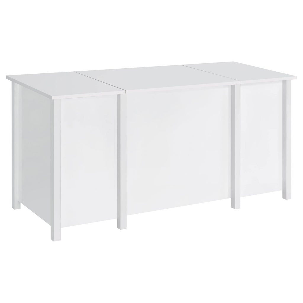 Coaster Home Furnishings Dylan 4-Drawer Lift Top Office Desk White