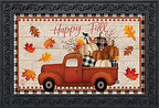 Briarwood Lane Happy Fall Pickup Truck Doormat Indoor Outdoor 30' X 18'