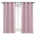 Nicetown Room Darkening Curtain For Girl'S Room Nursery Essential Thermal Insulated Solid Grommet Top Window Treatment Drape (Lavender Pink=Baby Pink, Sold Individually, 42 X 63 Inch)
