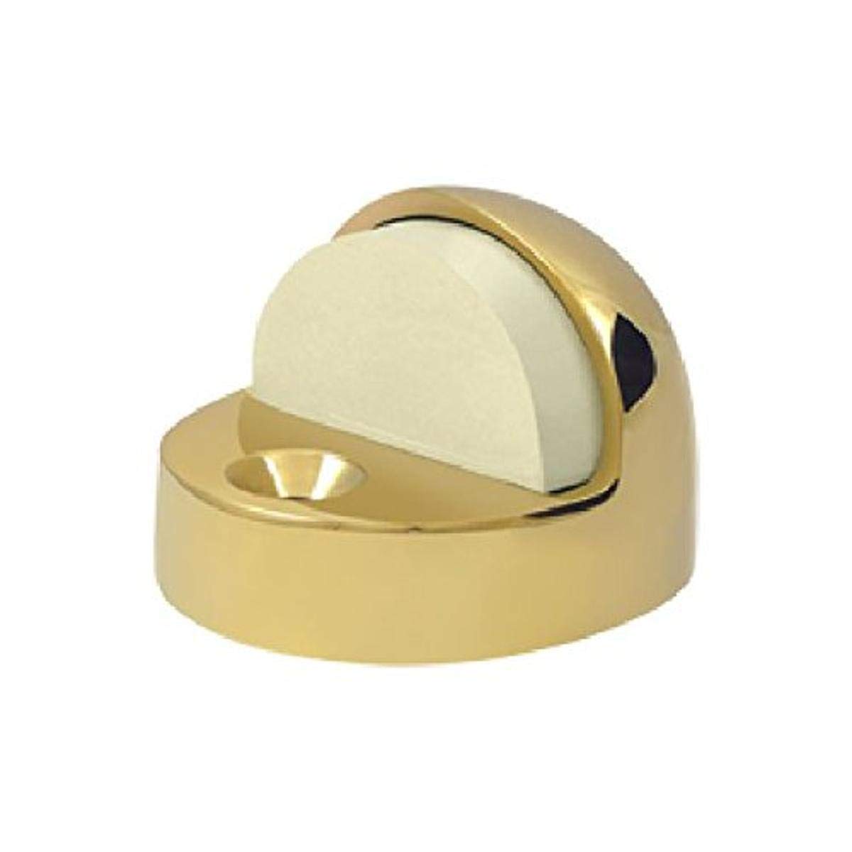 Deltana Dshp916Cr003 High Profile 9/16-Inch Base Height Solid Brass Dome Stop