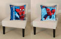 Athom Living Polyester Marvel Spider Man 2 Piece Cushion With 2 Pillow Covers Set  16 Inch X 16 Inch, Multicolor