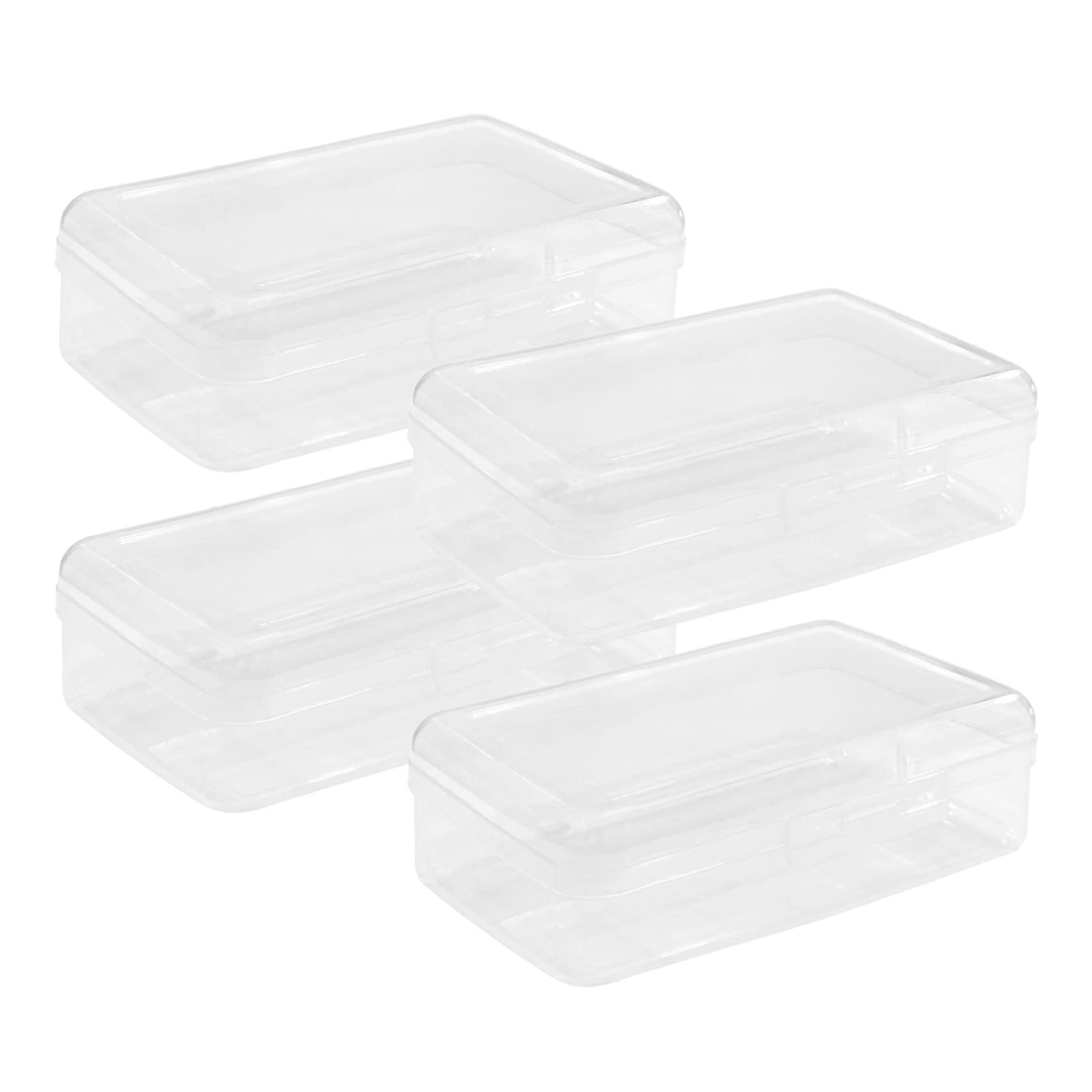 Ykimok Large Capacity Clear Pencil Box, Pencil Case, Plastic Pencil Boxes, Stackable Design, Supply Boxes For School Classroom,