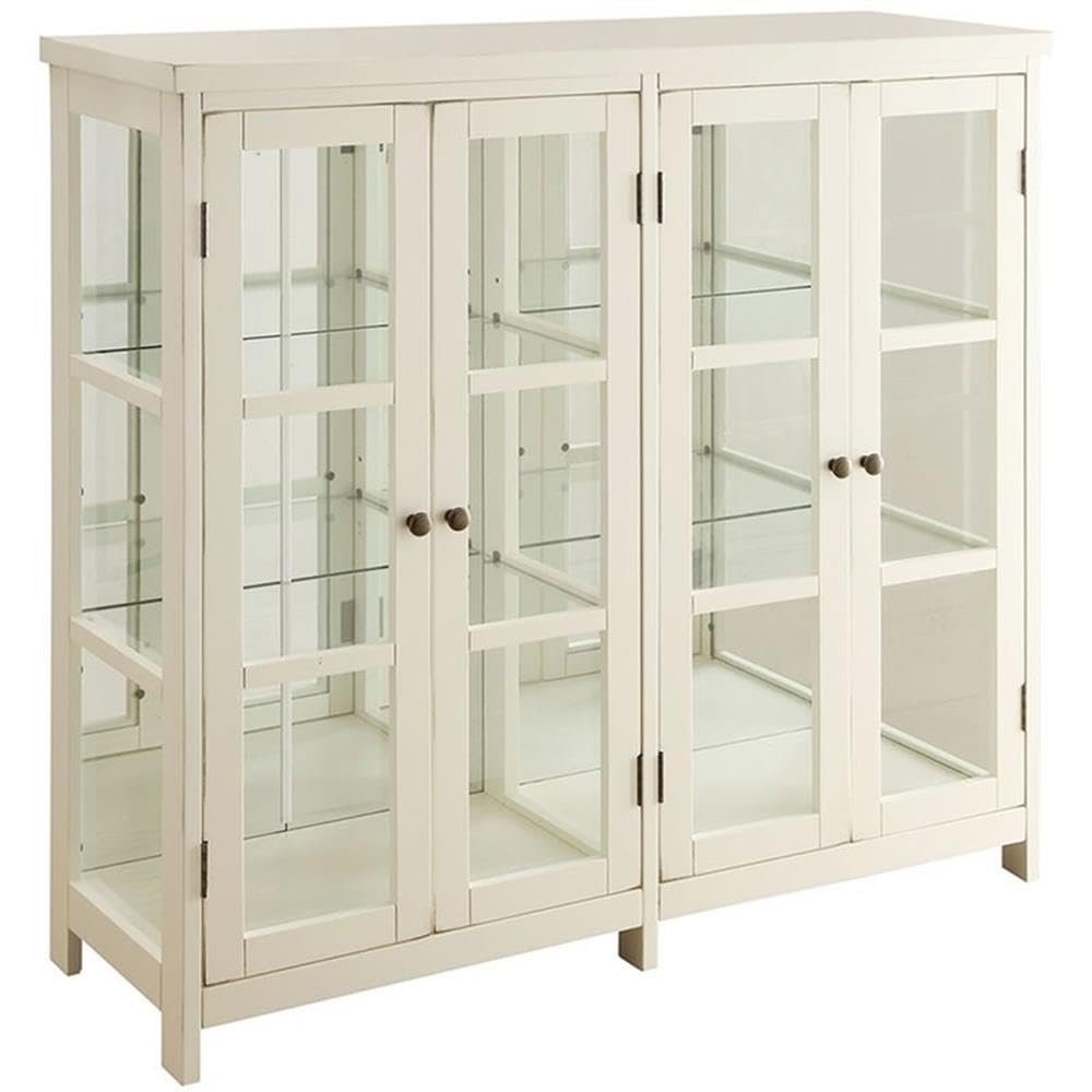 Coaster Home Furnishings Sable 4-Door Display Accent Cabinet White