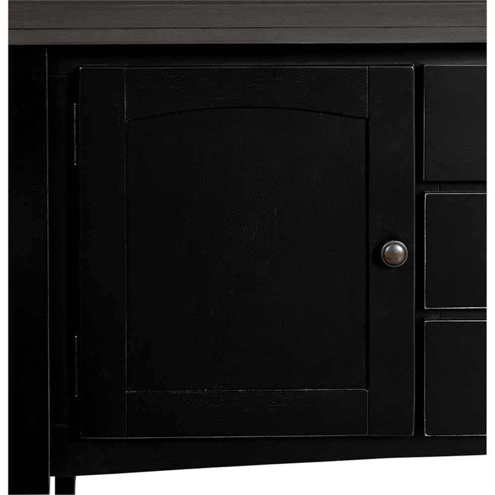 Progressive Furniture Large Server, Gray/Black