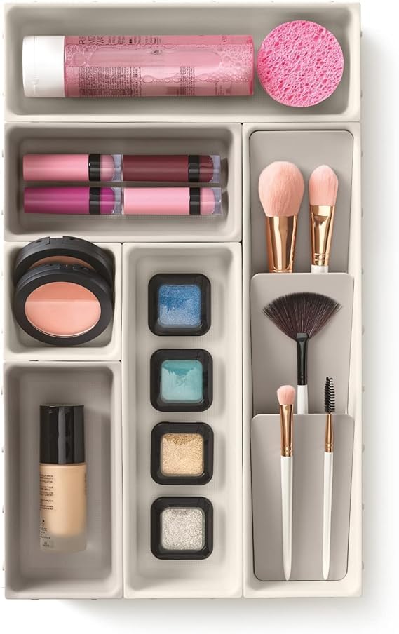 Riozlot 8 Pcs Drawer Organizer Set For Home, Kitchen, Bedroom, And Makeup Storage  Multipurpose Dividers For Beauty, Cosmetics,