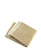 HomeRoots Cotton/Acrylic Soft Yellow Stone Links Pattern Throw Blanket