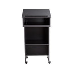 Oklahoma Sound Combo 47.5-Inch Portable Lectern, Black/Charcoal (22-112-Bk)