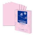 Writepads Veritas Color Copy Paper,Multi-Purpose Paper,Colored Printer Paper 8.5    X 11   , 24 Lb / 90 Gsm,Pink,200 Sheets (1 R